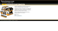 Desktop Screenshot of pensjerseys.com
